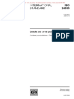 International Standard: Cereals and Cereal Products - Sampling