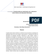 Artigo TCC Patologias e A Analise Do Laudo Pericial em Fundações Profundas