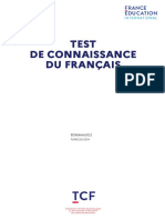 TCF TP QC CA Exemple Epreuve Ee