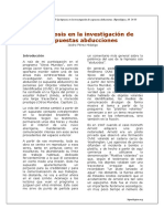 La Hipnosis en La Investigación de Supuestas Abducciones