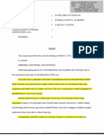 Horace V LaSalle Summary Judgment