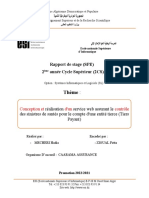 Conception Et Réalisation D'un Service Web Assurant Le Contrôle Des Sinistres de Santés