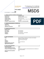 Jaggery Sugar: Material Safety Data Sheet