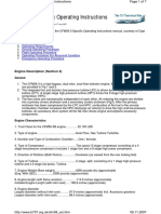 CFM 56-3 Specific Operating Instructions