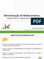 Administração de Medicamentos:: Aspectos Éticos e Segurança Do Paciente