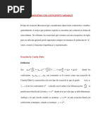 Coeficientes Variables