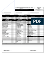 Check List de Perforación Diamantina Superficie