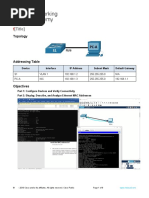 7.2.7 Lab4 - View Network Device MAC Addresses