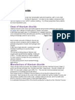 Uses of Titanium Dioxide