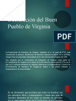 Declaración Del Buen Pueblo de Virginia 2021