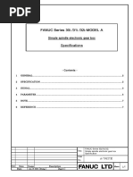 FANUC Series 30 I /31i /32i-MODEL A: Simple Spindle Electronic Gear Box