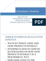 UNIT I Advanced Qualitative Genetics