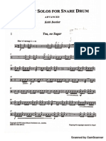 Barlett - 20 Short Solos For Snare Drum