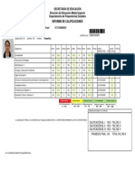 Informe de Calificaciones