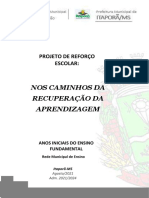 Nos Caminhos Da Recuperação Da Aprendizagem: Projeto de Reforço Escolar