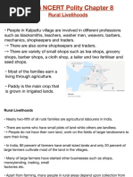 Class 6 NCERT Polity Chapter 8: Rural Livelihoods