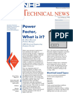 Echnical News: Power Factor, What Is It?