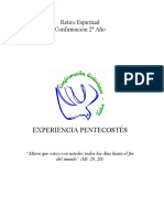 Experiencia Pentecostés - Confirmación