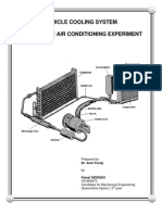 Vehicle Cooling System Automotive Air Conditioning Experiment