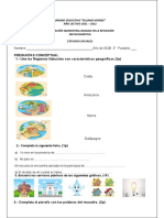 Evaluacion Del Segundo Quimestre Area Ee SS Tercero