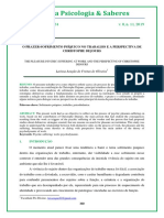 O Prazer-Sofrimento Psíquico No Trabalho e A Perspectiva de Christophe Dejours