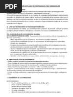 Elaboración de Planes de Contingencia para Emergencias