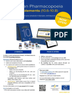 European Pharmacopoeia (Ph. Eur.) 10th Edition - Renewals