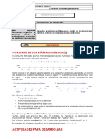 Conjunto de Numeros Enteros Grado 7º y Operaciones Primer Periodo