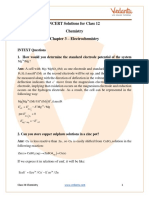 Class 12 - Chemistry - Electrochemistry