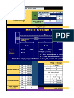 Beam Design: Enter Value Highlight by This Colure