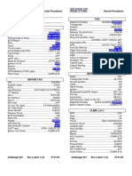 Challenger 601 Normals Checklist