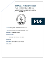 Informe de Bioquimica Semana 011