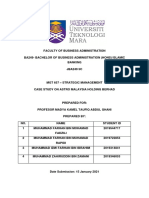 ASTRO MALAYSIA HOLDING BERHAD - Company Report MGT657 JBA249 5C