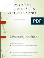 Interseccion Volumen Linea Plano