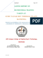 Thermal Power Plant Training File PDF Free