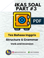 Latihan Soal TBI Structure and Grammar 3 Verb and Inversion