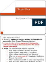 Chapter Four: The Research Design