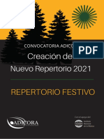 Cuadernillo Convocatoria Repertorio Festivo Version Final