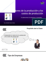 Sesión 12 Factores de Producción y Los Costos