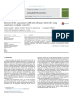 Measure of The Capacitance Coefficients of Square Electrodes Using Capacitance-To-Digital Converters