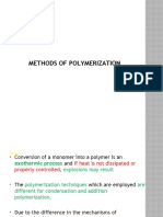 2 Methods of Polymerization