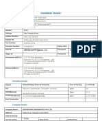 Candidate Details:: Akhilaryan