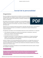 Diagnóstico y Tratamiento - Mayo Clinic-Trastorno Antisocial 2020