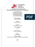 Trabajo de Investigacion - Afectacion Del Peso en Estudiante Universitarios A Causa de La Pandemia