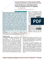 A Case Study On The Performance of Pradhan Mantri Kaushal Vikas Yojana in Dimapur District of Nagaland