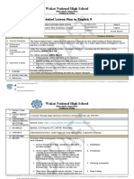 Lesson Plan in English 9 - Fourth Quarter