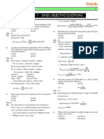 Exercise - 1: Basic Objective Questions: Concentration Terms