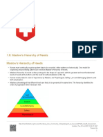 1.6 - Maslow's Hierarchy of Needs