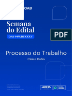 Caderno de Questões - Processo Do Trabalho