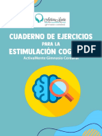 Cuaderno de Ejercicios de Estimulación Cognitiva Activamente